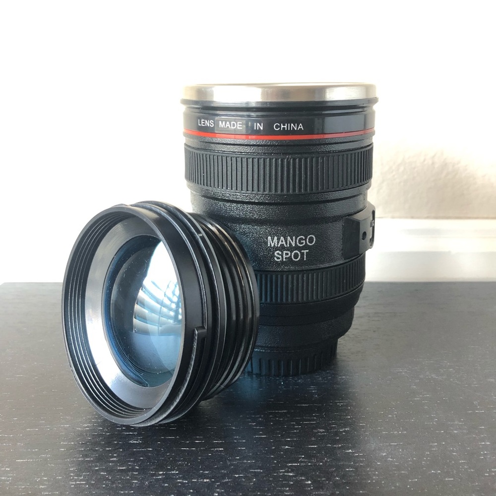 NEW Camera Lens Stainless Steel Mug
